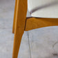 Suite de 4 chaises danoises en hêtre, 1960