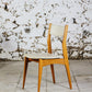 Suite de 4 chaises danoises en hêtre, 1960