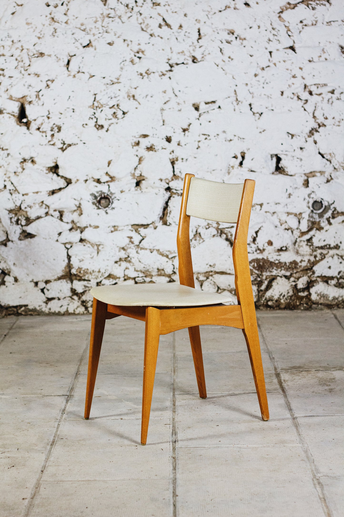 Suite de 4 chaises danoises en hêtre, 1960