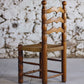 Lot de 6 chaises brutalistes Charles Dudouyt, 1950