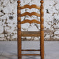 Lot de 6 chaises brutalistes Charles Dudouyt, 1950