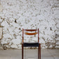 Chaise scandinave en teck et skaï, 1960