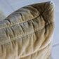 Chauffeuse 1 place Togo velours beige par Michel Ducaroy pour Ligne Roset