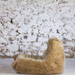 Chauffeuse 1 place Togo velours beige par Michel Ducaroy pour Ligne Roset