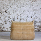 Chauffeuse 1 place Togo velours beige par Michel Ducaroy pour Ligne Roset