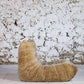 Chauffeuse 1 place Togo velours beige par Michel Ducaroy pour Ligne Roset