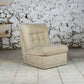 Chauffeuse vintage tissu laine, 1970