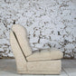 Chauffeuse vintage tissu laine, 1970