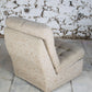 Chauffeuse vintage tissu laine, 1970