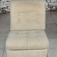 Chauffeuse vintage tissu laine, 1970
