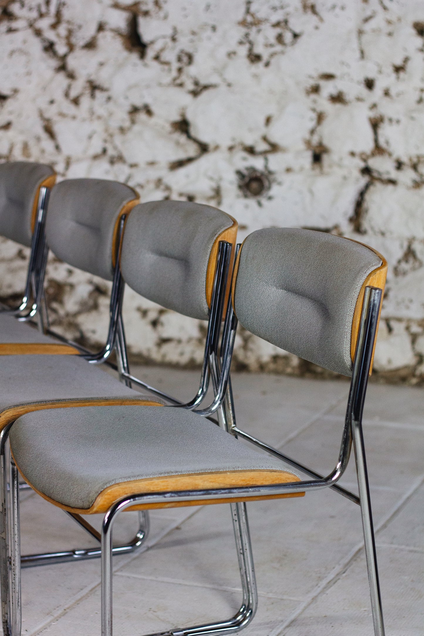 4 chaises de conférence de La Sorbonne, 1970