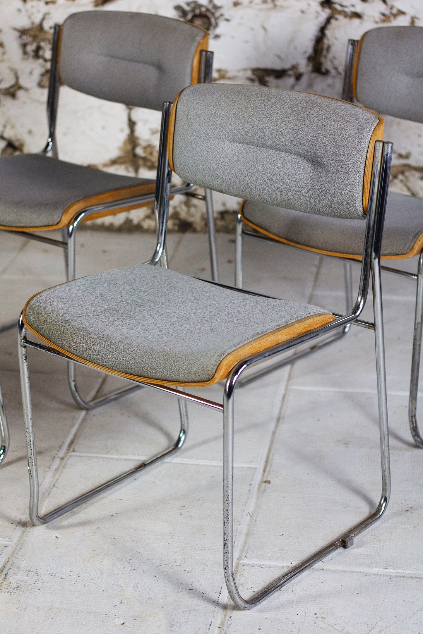 4 chaises de conférence de La Sorbonne, 1970