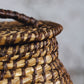 Panière en corde tressée vintage
