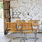 Lot de 4 chaises Cesca B32 par Marcel Breuer