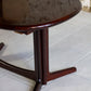 Table à manger danoise extensible en bois de rose par E. Valentinsen, 1960
