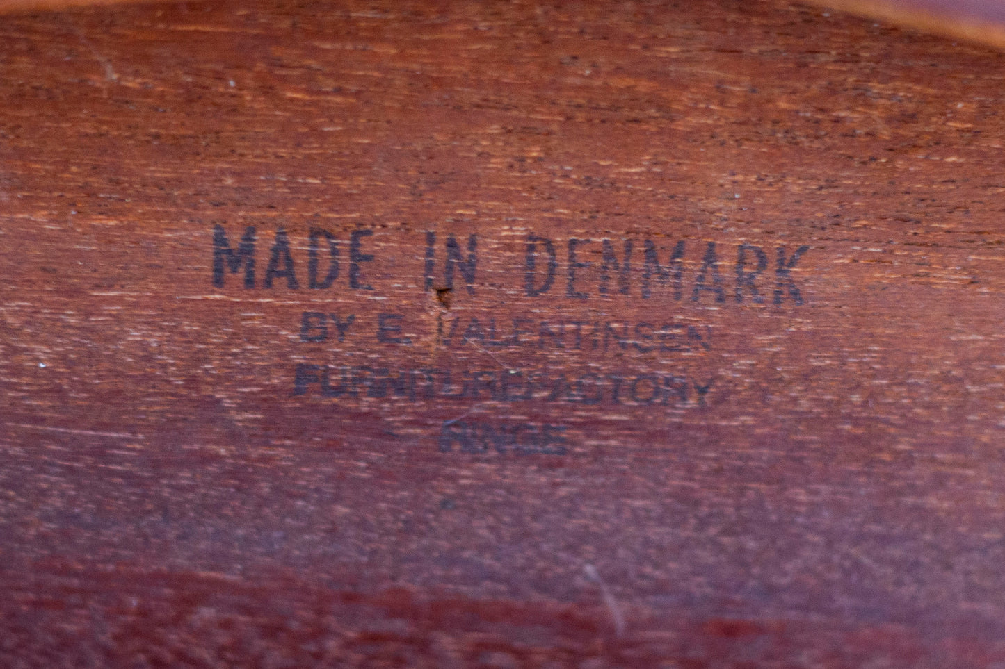 Table à manger danoise extensible en bois de rose par E. Valentinsen, 1960