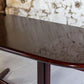 Table à manger danoise extensible en bois de rose par E. Valentinsen, 1960