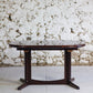 Table à manger danoise extensible en bois de rose par E. Valentinsen, 1960