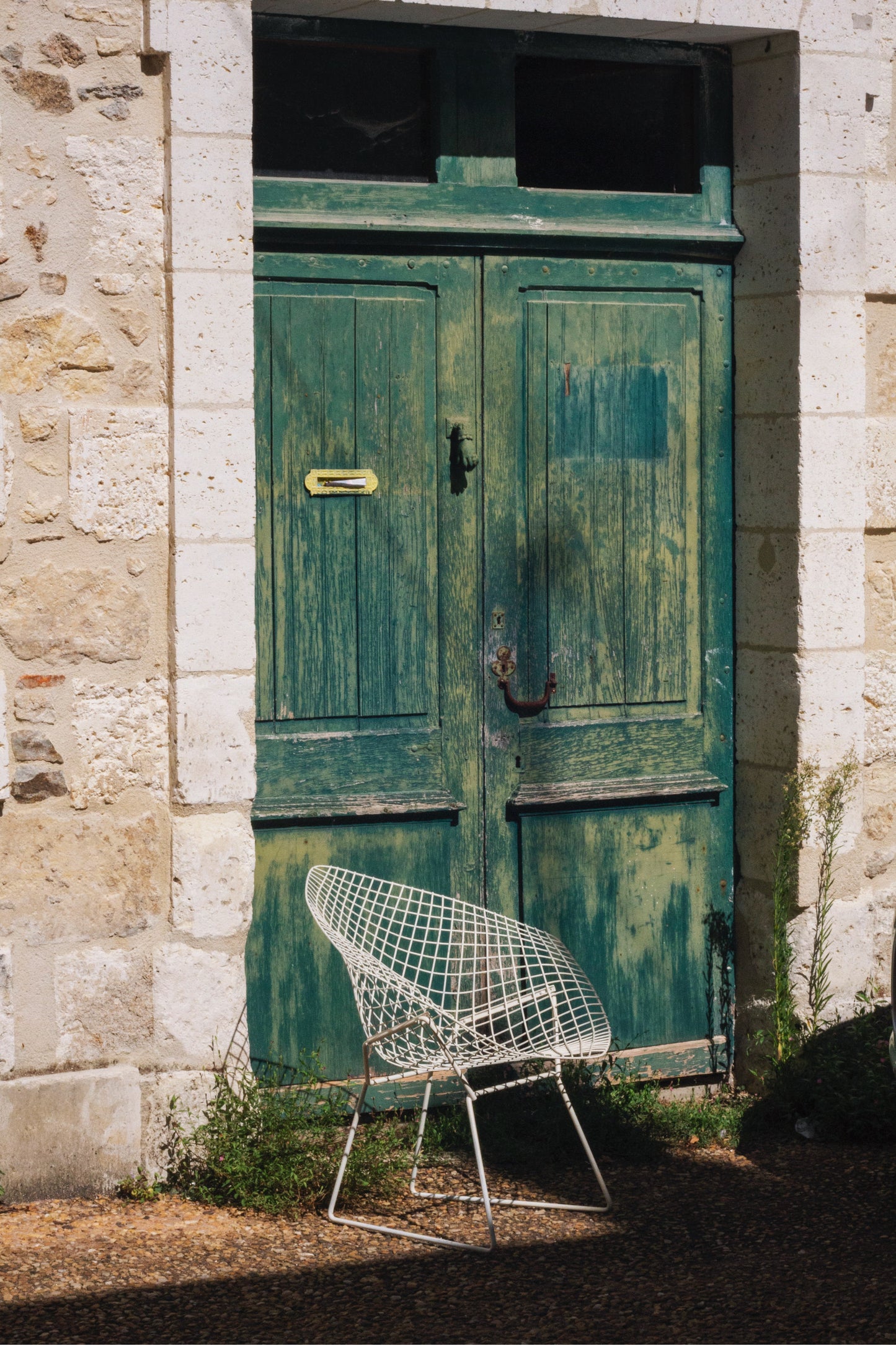 Fauteuil Diamond Chair blanc, Harry Bertoia, 1960