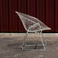 Fauteuil Diamond Chair blanc, Harry Bertoia, 1960
