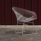 Fauteuil Diamond Chair blanc, Harry Bertoia, 1960