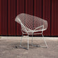Fauteuil Diamond Chair blanc, Harry Bertoia, 1960