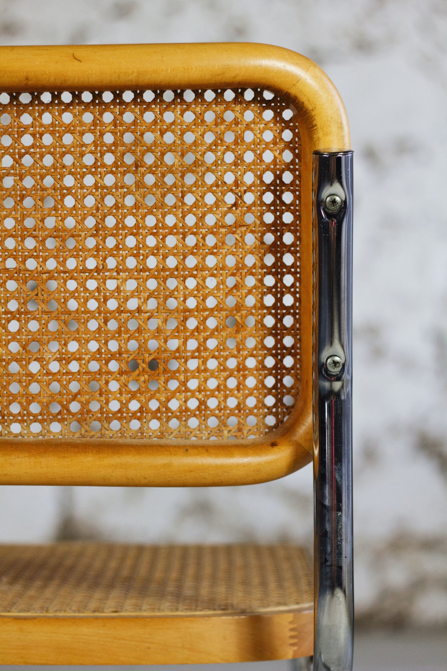 Lot de 4 chaises Cesca B32 par Marcel Breuer