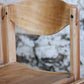 4 chaises de cantine vintage en hêtre, 1980