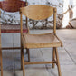 4 chaises de cantine vintage en hêtre, 1980