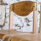 4 chaises de cantine vintage en hêtre, 1980