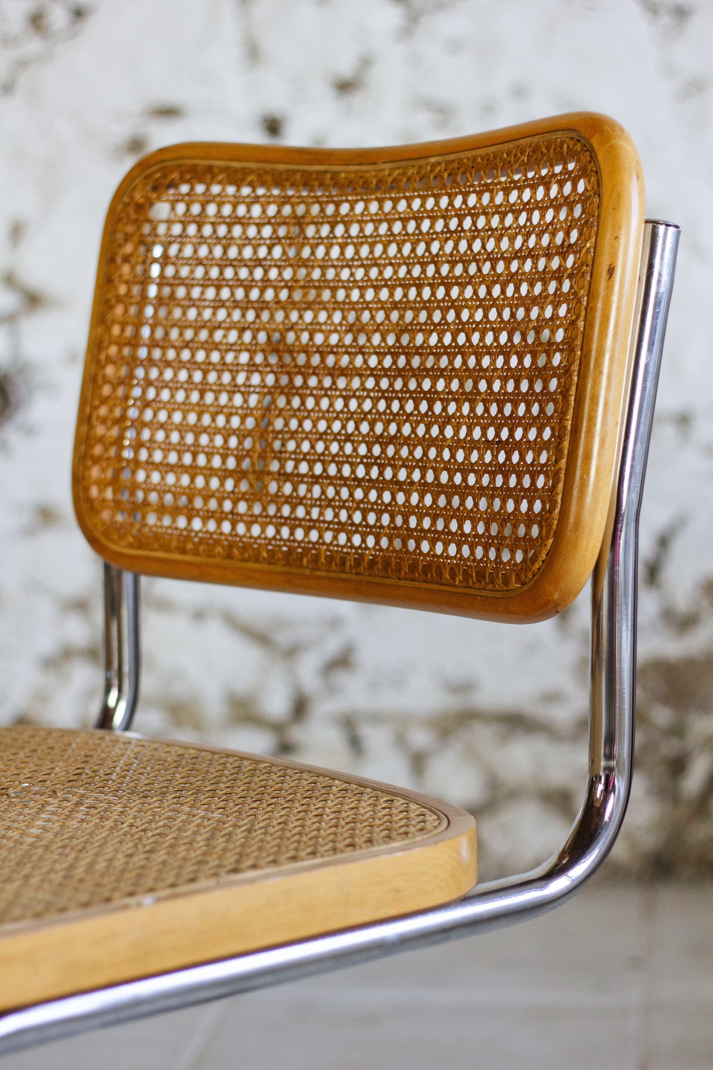 Lot de 4 chaises Cesca B32 par Marcel Breuer