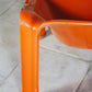 Fauteuil F300 orange Pierre Paulin pour Artifort