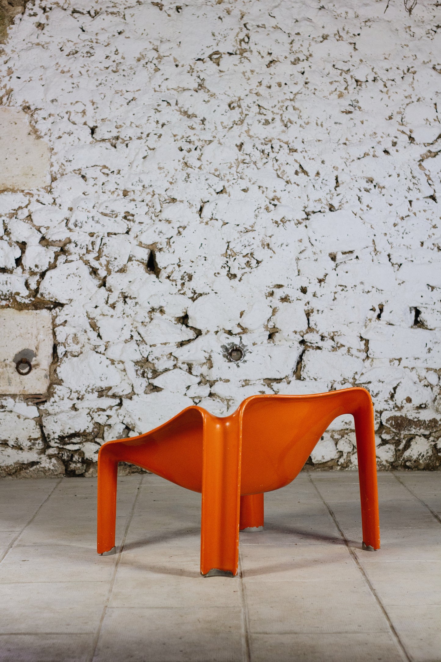 Fauteuil F300 orange Pierre Paulin pour Artifort