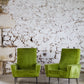 Paire de fauteuils vintage velours vert, 1950