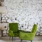 Paire de fauteuils vintage velours vert, 1950