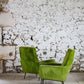 Paire de fauteuils vintage velours vert, 1950