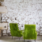 Paire de fauteuils vintage velours vert, 1950