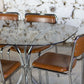 Table verre fumé style Gastone Rinaldi, 1970