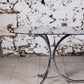 Table verre fumé style Gastone Rinaldi, 1970