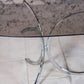 Table verre fumé style Gastone Rinaldi, 1970