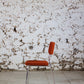 Chaise en velours vintage, 1970