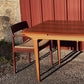 Table à manger scandinave en teck à rallonges, 1960