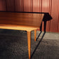 Table à manger scandinave en teck à rallonges, 1960