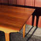 Table à manger scandinave en teck à rallonges, 1960
