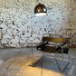 Lampadaire arc en chrome et marbre, 1970