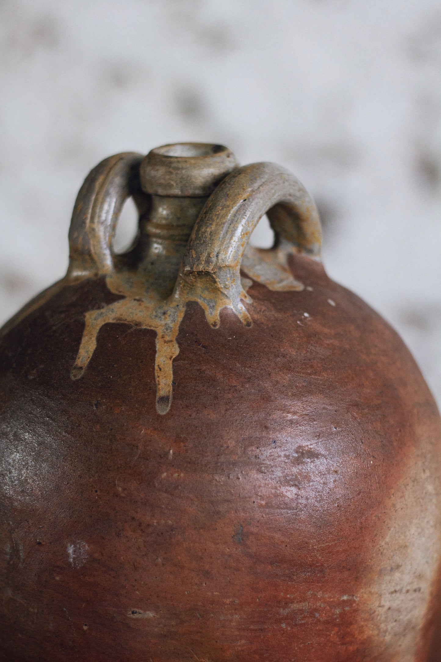 Jarre ancienne en terre cuite, fin XIXe - début XXe