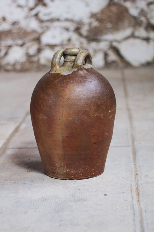 Jarre ancienne en terre cuite, fin XIXe - début XXe