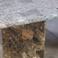 Table basse en travertin terrazzo, 1970