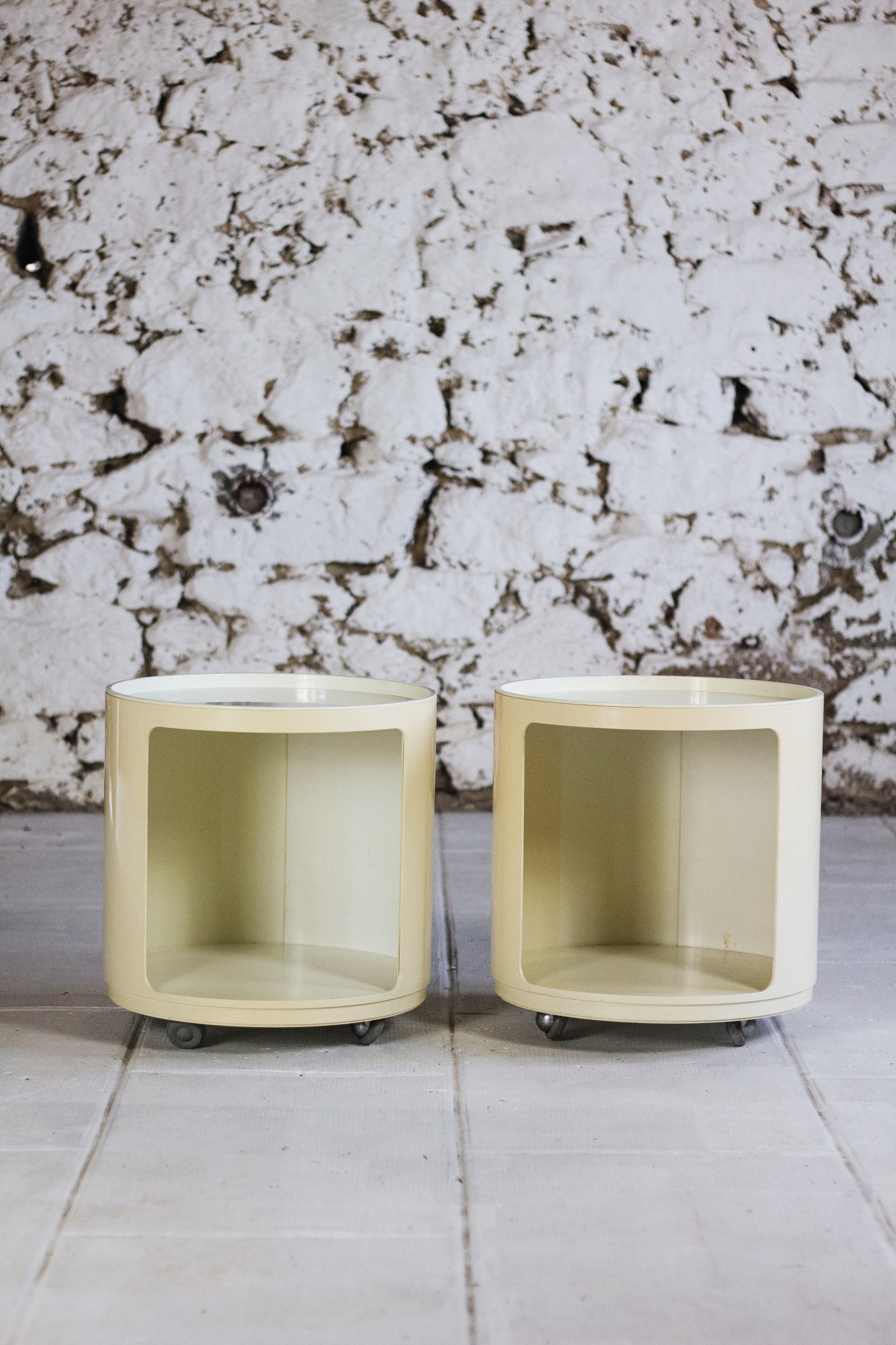 Paire de chevets Componibili par Anna Castelli pour Kartell, 1970