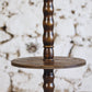 Lampadaire néo-rustique en bois tourné, 1950